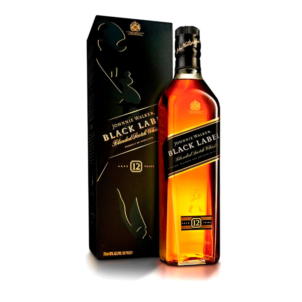 ウイスキー Johnnie Walker Black Label 12 Whisky Johnnie Walker Black Label 12 Anos 1L | Orquidearia