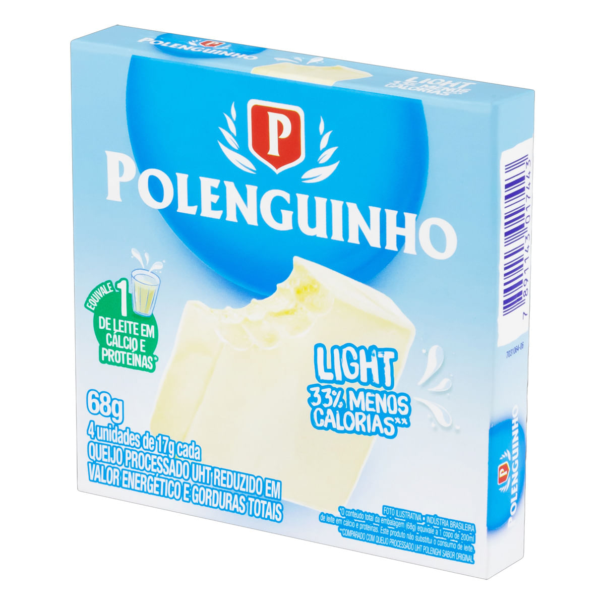Queijo Processasdo Polenguinho Light 68g com 4 Unidades | Bretas ...