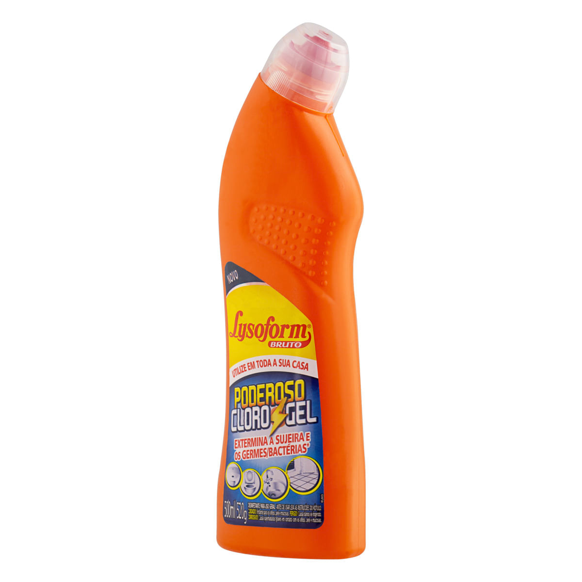 Desinfetante Lysoform Cloro Gel 500ml | Bretas Supermercado