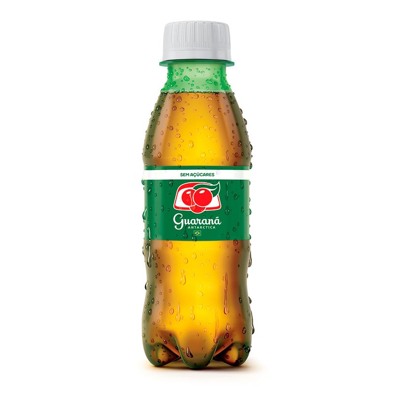 Refrigerante Guaraná Antarctica Zero Açúcar Pet 200ml, Zero e Diet