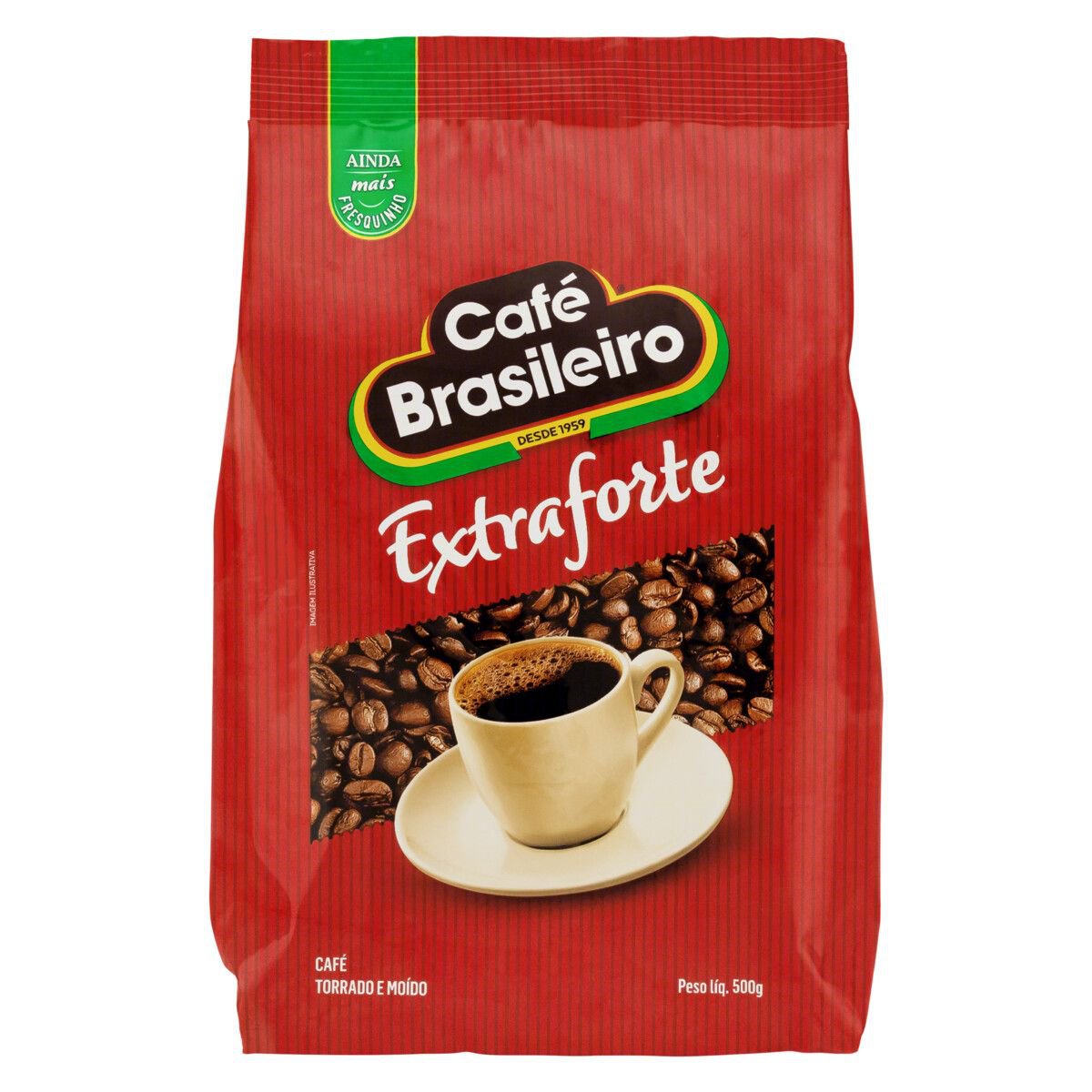 Café em Pó Café Brasileiro Torrado e Moído Extraforte Café Pacote 500g ...
