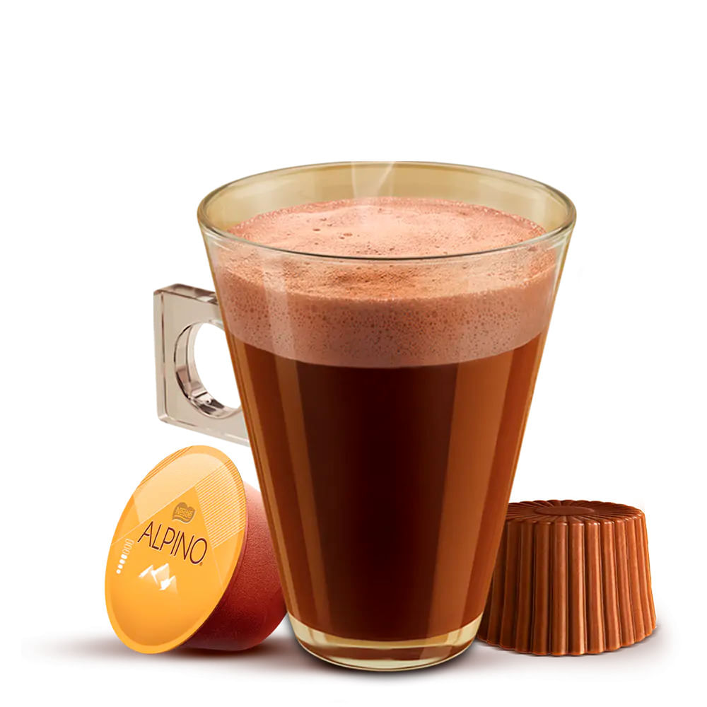 Chococino em Cápsula Nescafé Dolce Gusto Alpino Caixa 180g c/ 10