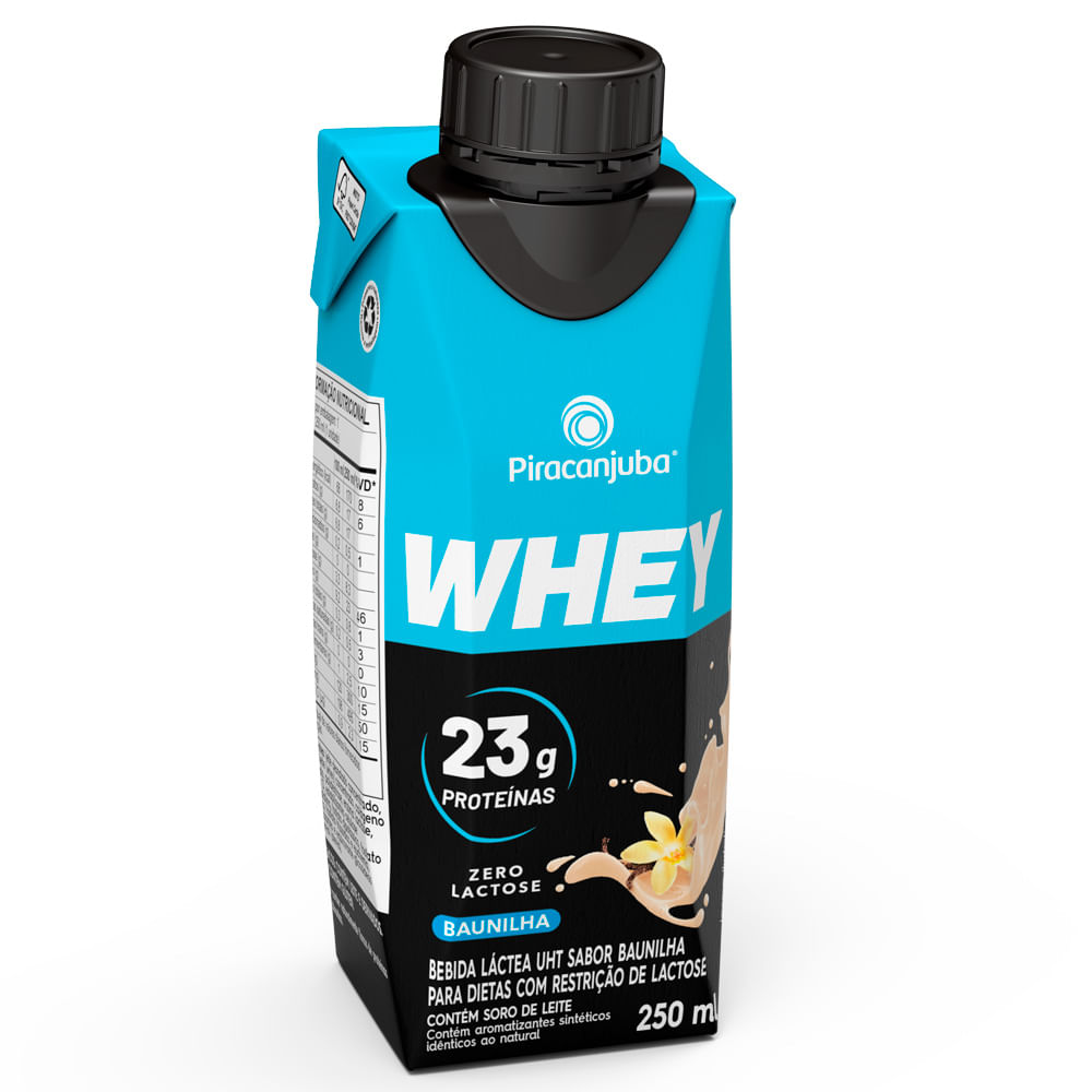 Bebida Láctea Uht Piracanjuba Whey 23g Proteinas Zero Lactose