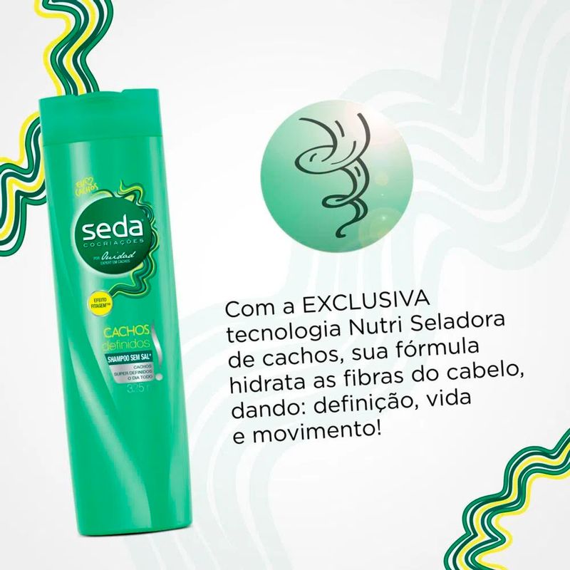 Shampoo Seda Cachos Def 325ml  Drogaria Santa Marta - drogariasantamarta