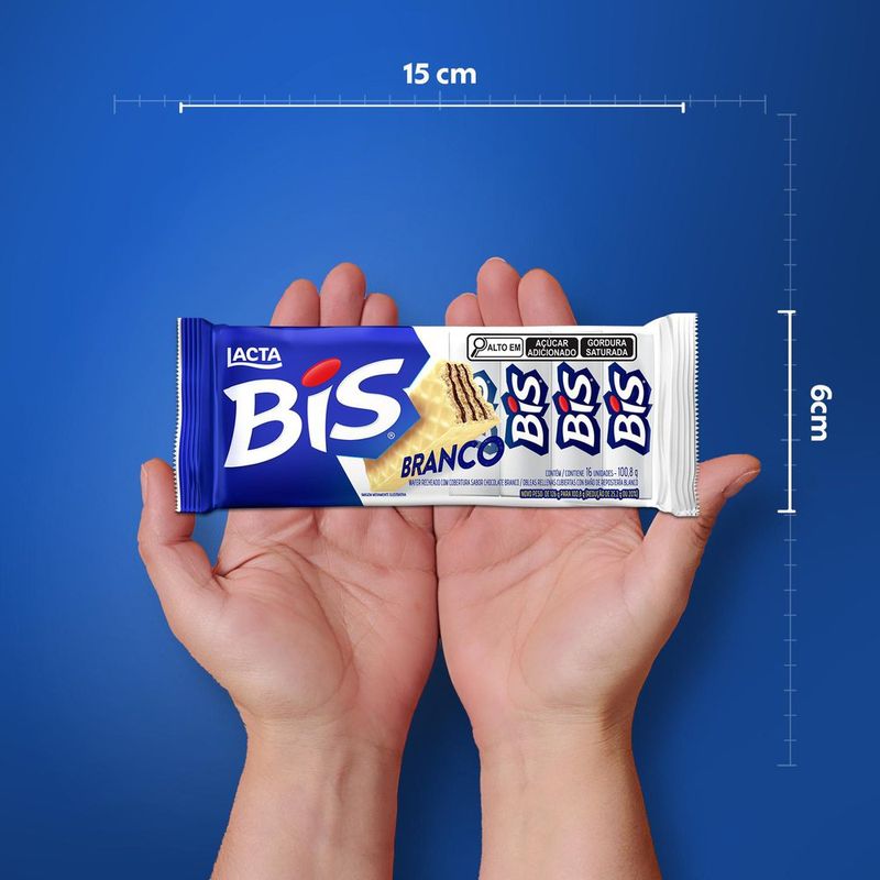Chocolate Bis White Laka Lacta 3 x 126g – Brasil Eu Quero!