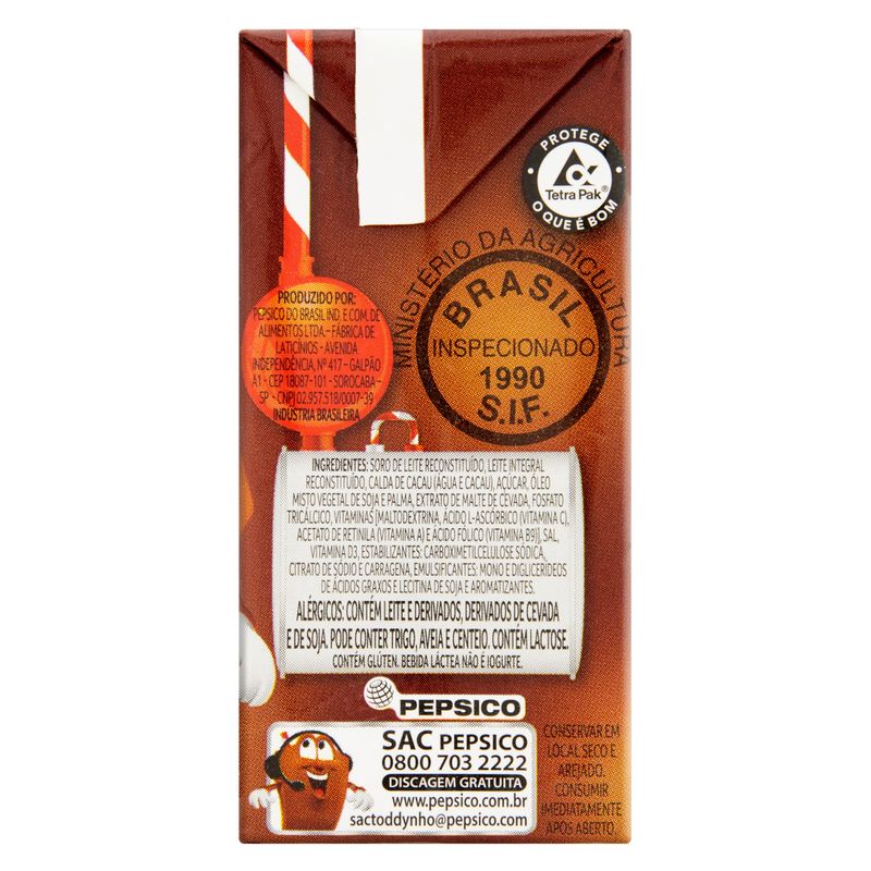 Achocolatado Líquido Toddynho Tradicional 200ml - Bretas