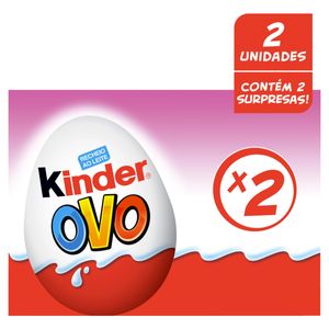 Chocolate Kinder Ovo Roxo com 2 Unidades 40g