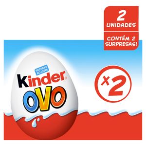 Chocolate Kinder Ovo Laranja com 2 Unidades 40g