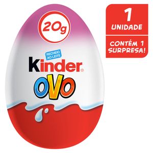 Chocolate Kinder Ovo Roxo com 1 Unidade 20g