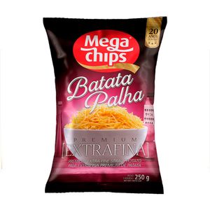 Batata Palha Mega Chips Extra Fina Premium 250g