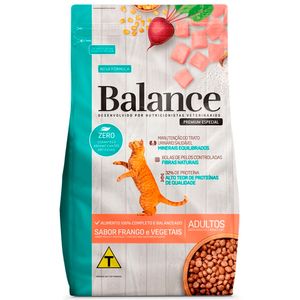 Alimento p/ Gatos Balance Adultos Frango e Vegetais Pouch 2.7Kg