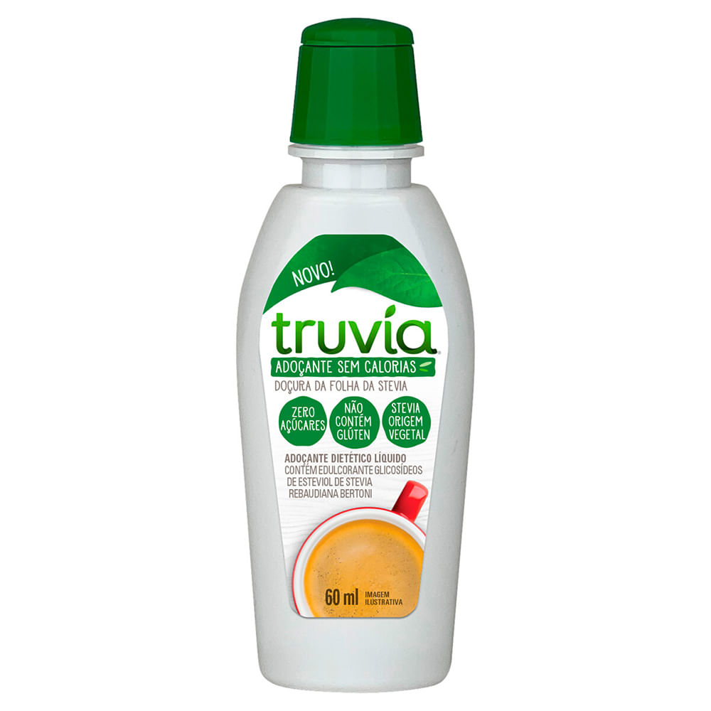 【あ】TRUE計60ml Adoçante Líquido Truvia Frasco 60ml | Bretas Supermercado