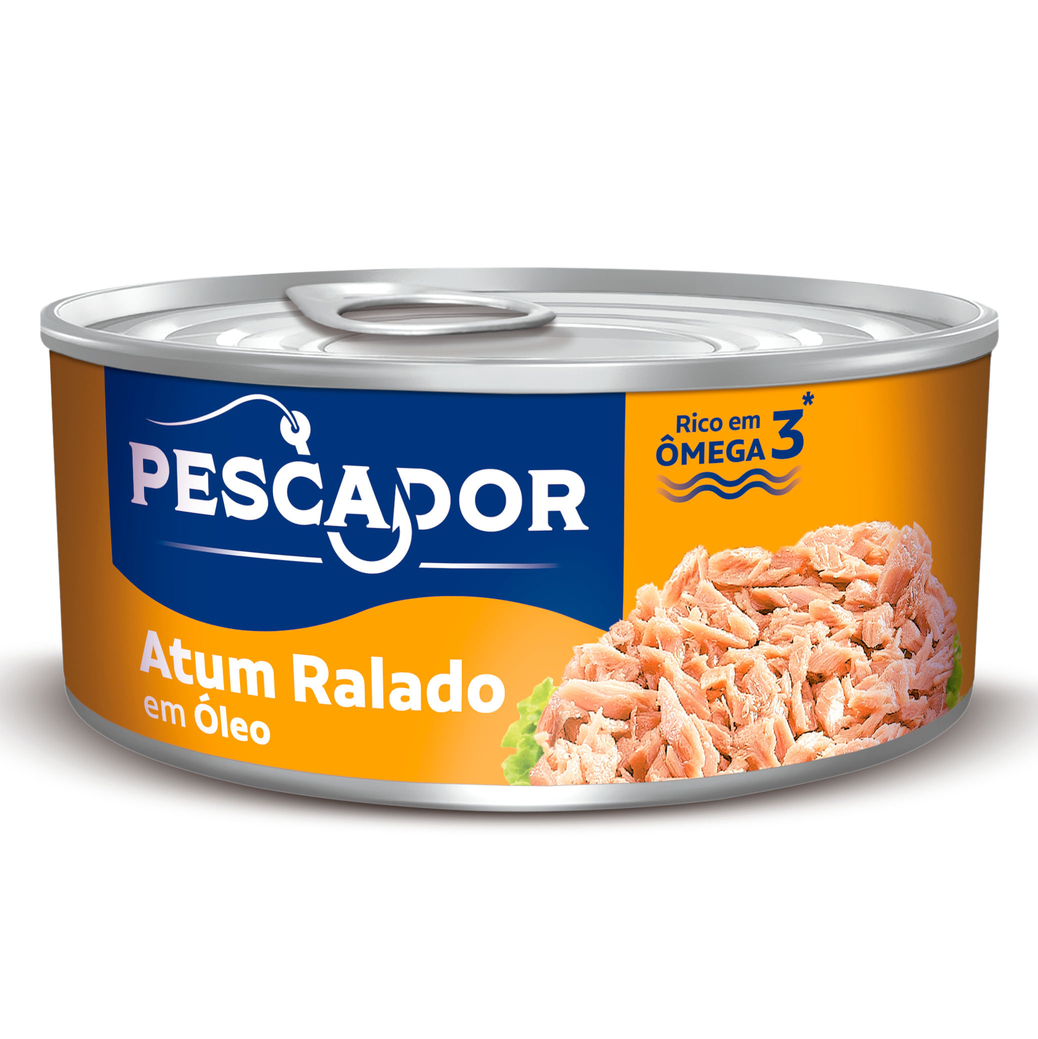 Atum Ralado Pescador em Óleo Lata 140g | Bretas Supermercado