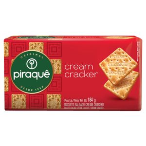 Biscoito Cream Cracker Piraquê 184g