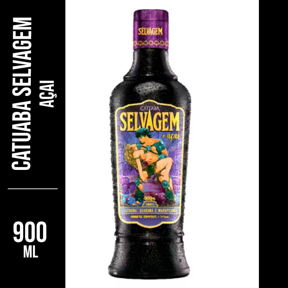 Coquetel Catuaba Selvagem Açaí 900ml | Bretas Supermercado