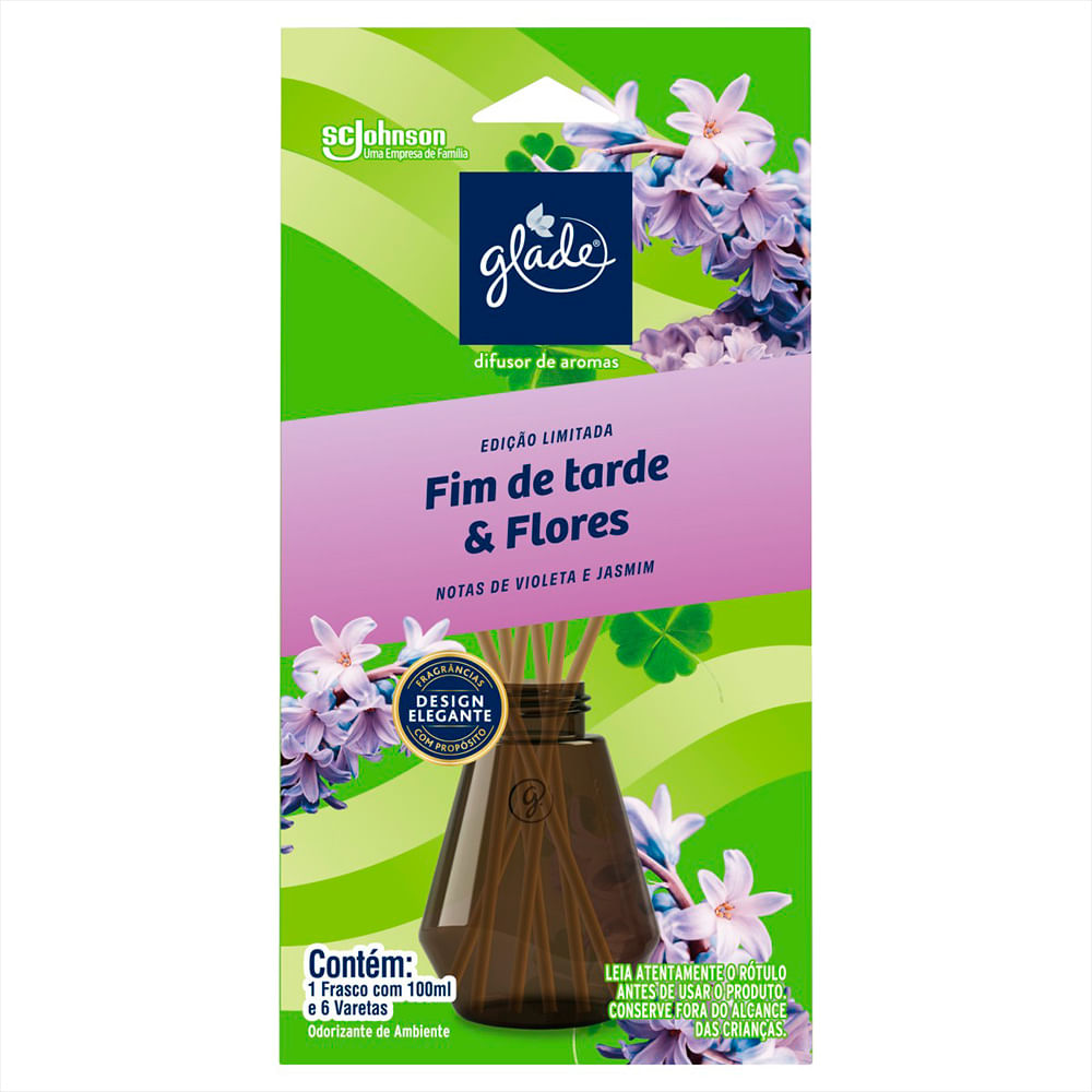 Difusor de Aromas Glade Fim de Tarde & Flores 100ml