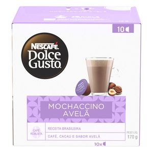 Mochaccino em Cápsula Nescafé Dolce Gusto Avelã Caixa 170g c/ 10 Unid