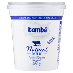 Iogurte Itambé Integral Natural Milk Pote 450g