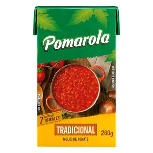 Molho de Tomate Pomarola Tradicional Tetra Pak 260g