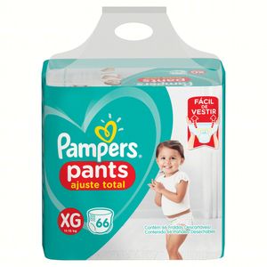 Fralda Descartável Pampers Pants Ajuste Total XG com 66 Unid