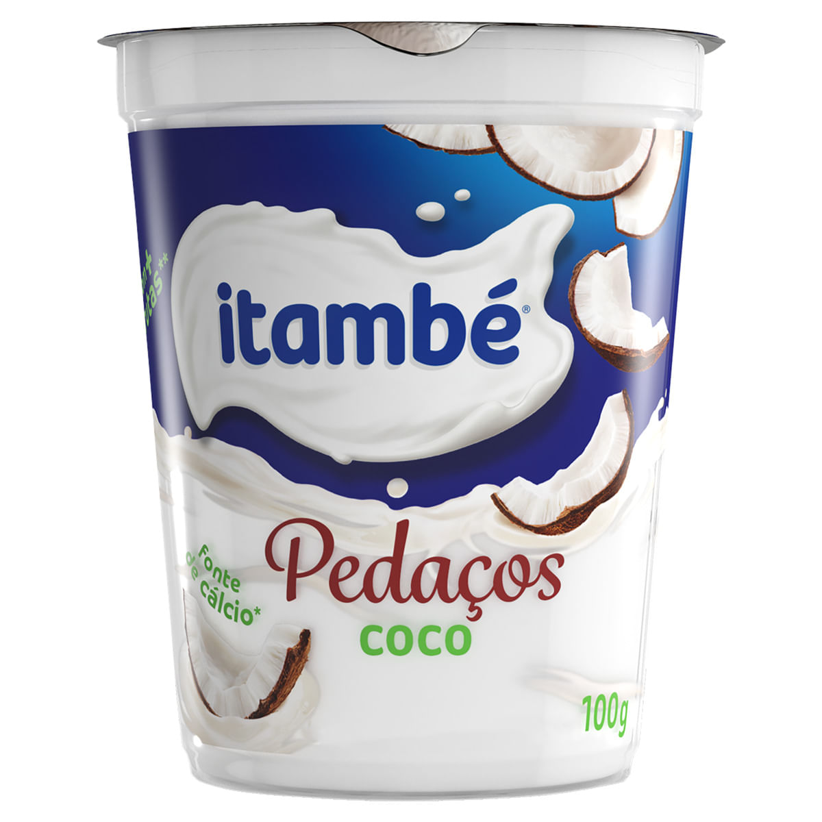 Iogurte Itambé Integral Pedaços Coco Copo 100g