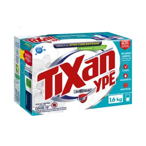 Lava Roupas em Pó Tixan Ypê Antibac 1,6Kg