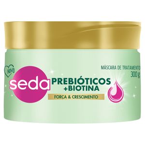 Máscara de Tratamento Seda Prebióticos + Biotina Pote 300g