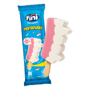 Picolé Fini Dentaduras Morango e Framboesa 50g