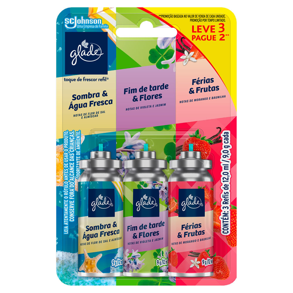 Odorizador Automatic Refil Lembranças de Infância Glade 269ml Embalagem Promocional