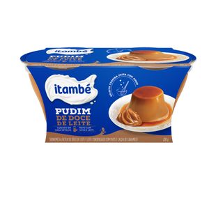 Sobremesa Láctea Itambé Pudim Doce de Leite Calda Caramelo Bandeja 200g