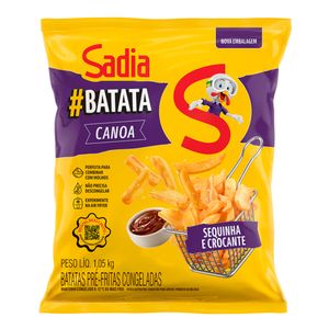 Batata Canoa Sadia Pré-Frita Congelada 1.05kg
