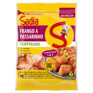 Frango a Passarinho Sadia Temperado Congelado 1Kg