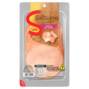 Embutido de Peito de Peru Fatiado Defumado e Cozido Sadia Soltíssimo 200g