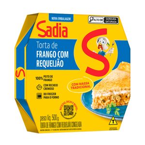 Torta de Frango c/ Requeijão Sadia Congelada 500g