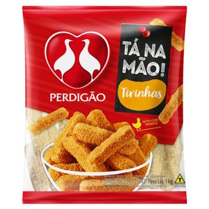 Empanado de Frango Perdigão Tá na Mão em Tirinhas 1Kg