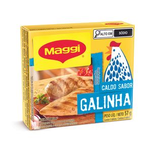 Caldo em Tablete Maggi Galinha 57g com 6 Unidades
