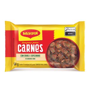 Tempero Maggi Tempero & Sabor Carnes 50g c/ 10 unid