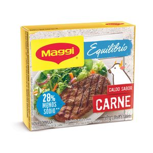 Caldo Maggi Menos Sódio Carne 57g