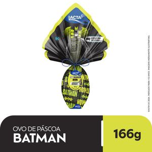 Ovo de Páscoa Lacta ao Leite Batman 166g Vem c/ Miniatura