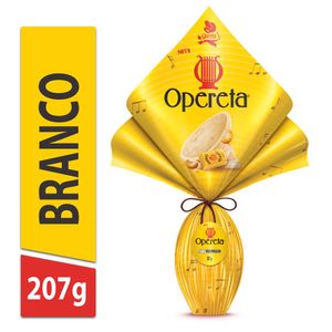 Ovo de Páscoa Garoto Opereta Branco c/ Castanha de Caju 207g