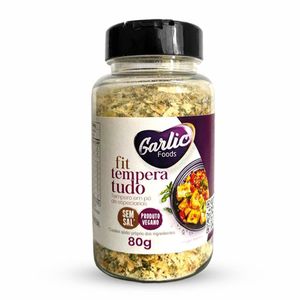 Tempero em Pó Garlic Foods Vegano Fit Tempera Tudo s/ Sal Vidro 80g