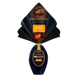 Ovo de Páscoa Arcor Inspiration Amargo 70% Cacau 190g