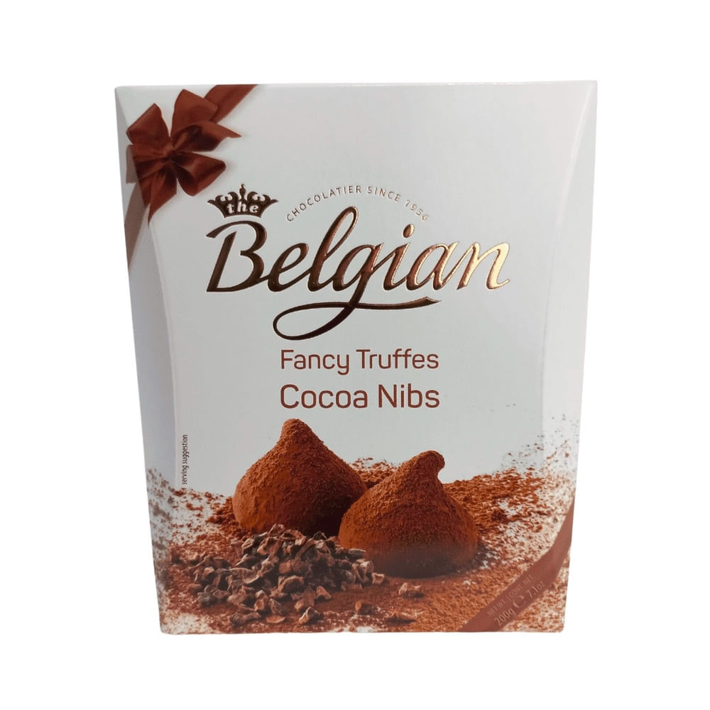 Chocolate Belgian Fancy Truffes Cocoa Dark 200g Chocolate Bretas