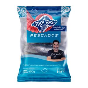 Peixe Sardinha Mar & Rio Laje Eviscerada s/ Cabeça Congelada 400g