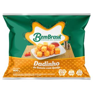 Dadinho de Batata Bem Brasil c/ Queijo Pré-Frito Congelado 400g