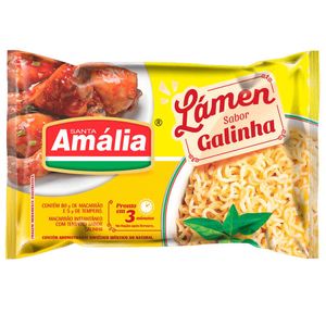 Macarrão Instatâneo Santa Amália Galinha 85g