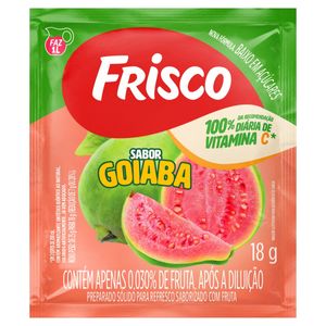 Refresco em Pó Frisco Goiaba 18g