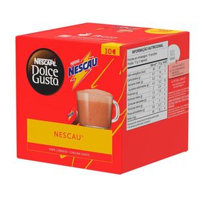 Composto Lácteo em Cápsula Nescafé Dolce Gusto Nescau Caixa 170g 10 Unid