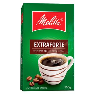 Café em Pó Melitta Torrado e Moído Extraforte Caixa 500g