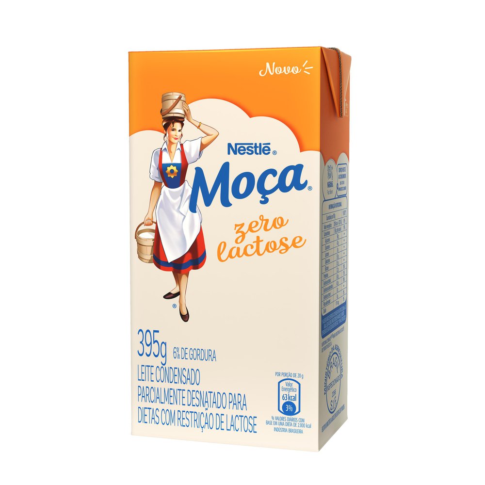 Leite Condensado Moça Zero Lactose Caixinha 395g | Bretas Supermercado